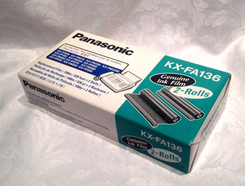 Panasonic KX-FA136 replacement fax ink film 2 two pack new