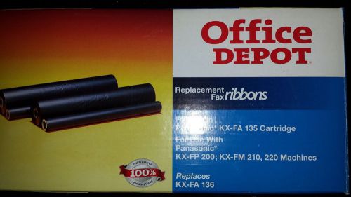 Office Depot Replacement Fax Ribbon Panasonic KX-FA 135 Cartridge