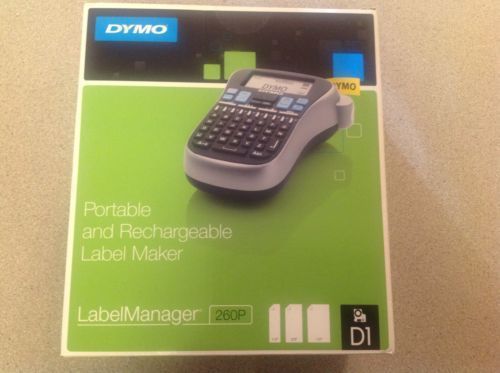 Dymo Portable And Rechargeable Label Maker D1 260P, NEW