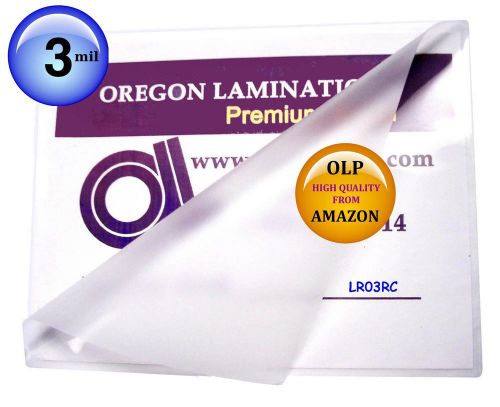 Letter laminating pouches 3 mil 9 x 11-1/2 hot qty 100, free shipping, new for sale