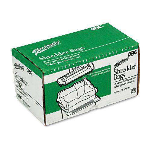 Swingline Personal Shredder Bags, 100/Roll, Clear. Sold as Box of 100