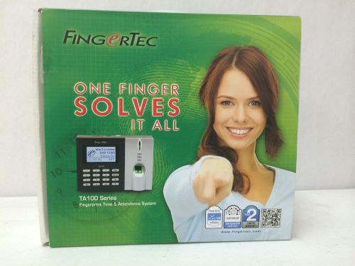 Fingertec Premier Fingerprint Time Attendance System Includes Software