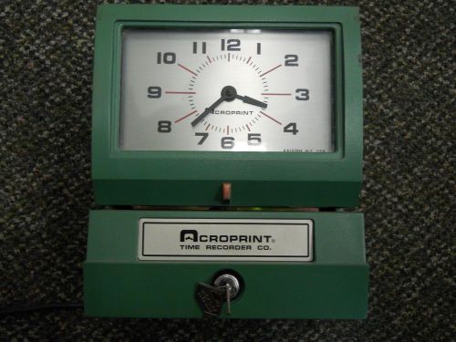 Time Clock, Acroprint Model 150NR4