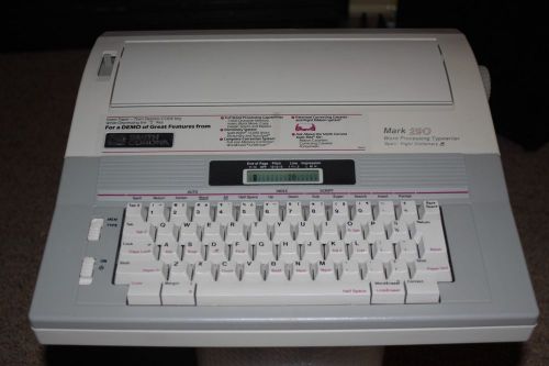 Exc Cond Smith Corona Mark 290 Word Processing Typewriter w/Exc Ribbon &amp; Manual