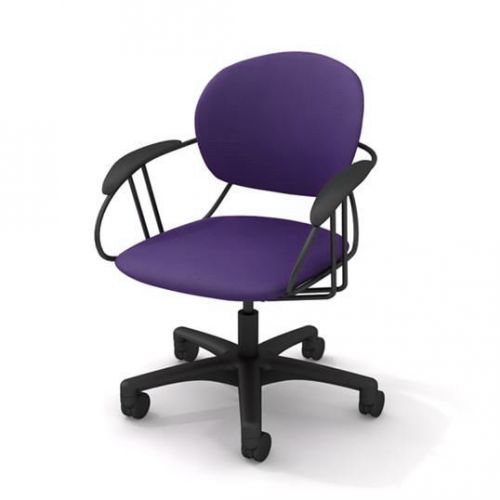 Concord purple - steelcase turnstone &#034;uno&#034; fabric task chair! model #12t-84301 for sale