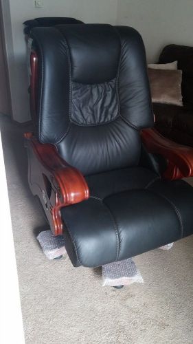 High back leather office chair for sale