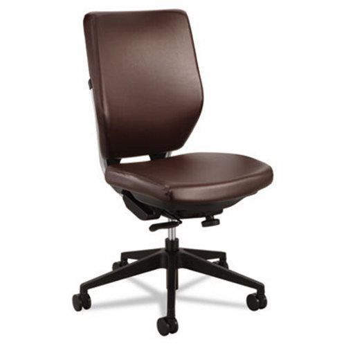 Safco Sol Task Chair, Brown Vinyl (SAF7065BR)