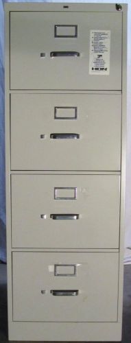 HON 4 Drawer File Cabinet with Key / Legal Size / Very Good Condition