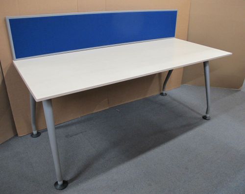 Knoll 1800 x800mm light maple high quality rectangular work office desk pedestal for sale