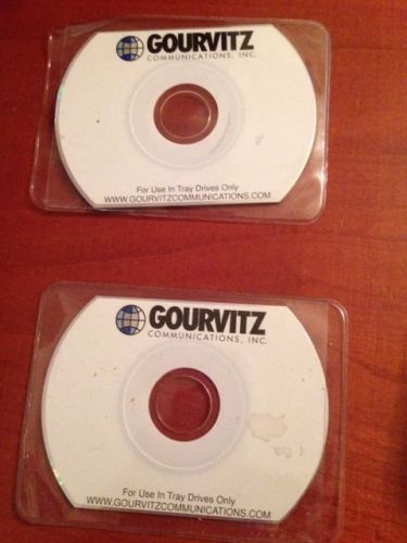 Set of 2 gourvitz communications Mini DISC