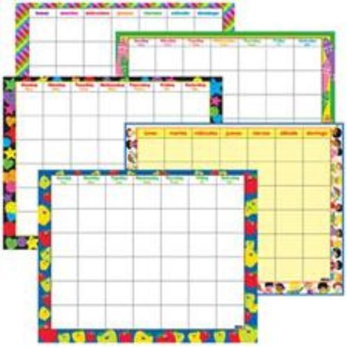 Trend Mixed Designs Monthly Calendar Grids Variety Pack