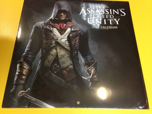 CALENDAR OFFICIAL 2015 ASSASSINS CREED UNITY 12 MONTH COLLECTION CALENDER