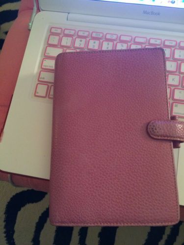 Filofax Personal Finsbury in pink