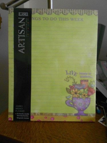 Lang abundance color my world weekly planner 55 sheets things to do this week for sale