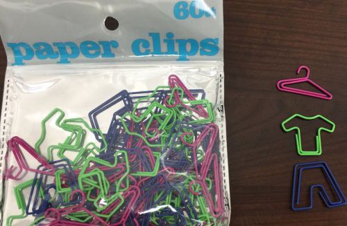 Fashion Paper Clips, 60 Ct, Paper Clips, Very Stylish