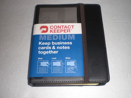 CONTACT KEEPER MEDIUM KEEP BUSINESS CARDS &amp; NOTES TOGETHER