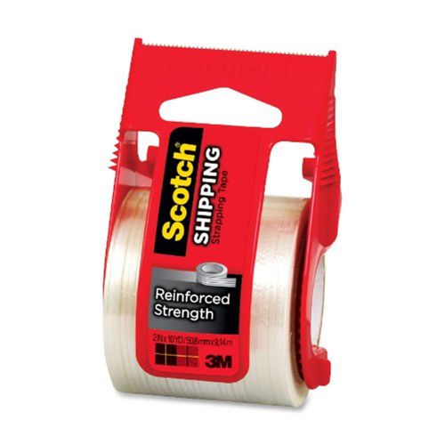3M Scotch Strapping Tape with Start Dispenser - 6 Rolls