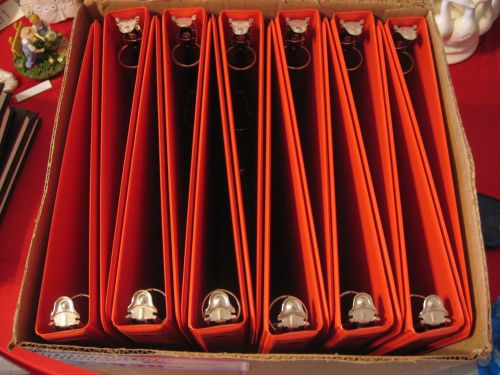 Quill 1&#034; - 3 Ring Binders By The Case of 12 - Red