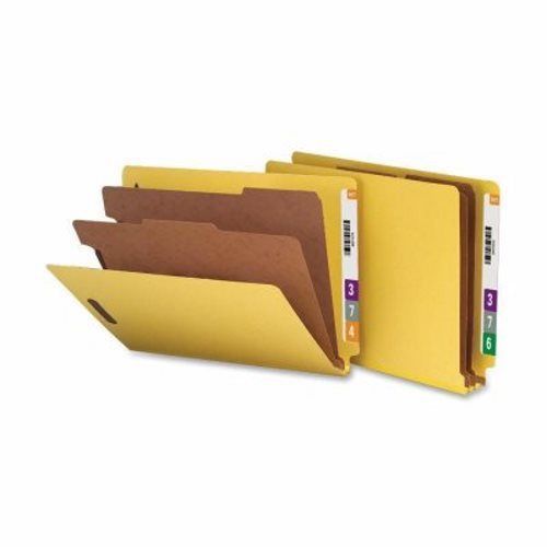 Nature Saver Folders, Tab, Letter, 2-Dividers, 10 per Box, Yellow (NATSP17374)