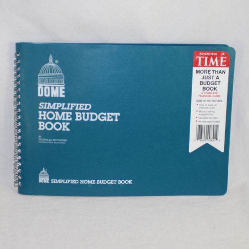 Dome Simplified Home Budget Book - 840 - 7&#034; x 10&#034;