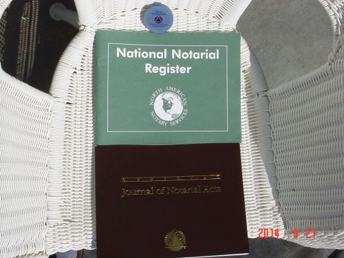Official Journal Of Notarial Acts AND National Notary Register PLUS FREE PAD