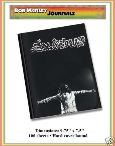 Bob Marley Exodus Hard Cover Journal Notebook Book-New!