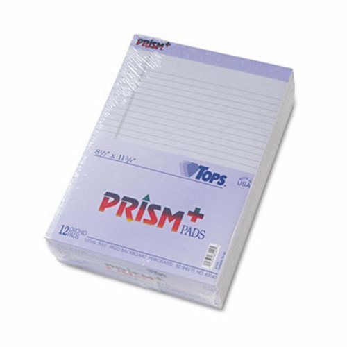 Tops Prism Colored Pads, Legal, Orchid, 50-Sheet Pads, 12 per Pack (TOP63140)