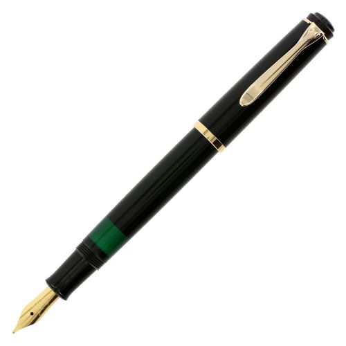Pelikan m200 black gt medium point fountain pen for sale