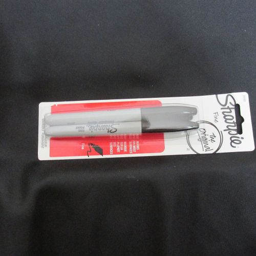 2 Sharpie Fine - The Original Black Markers NIB-sealed in package-NEW