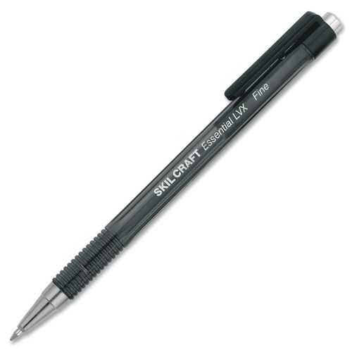 Skilcraft essential lvx retractable ballpoint pen - black ink - (nsn4519179) for sale