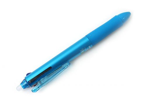 Pilot frixion ball 3 color gel ink multi pen - 0.5 mm - light blue body for sale