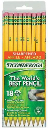 Dixon Woodcase No. 2 Pencils Pre-Sharpened 18 Count
