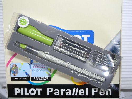 Pilot Parallel Calligraphy pen set 3.8mm free 6 cartridges Black(Japan)