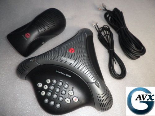 Polycom VoiceStation 300 +90day Warranty, Conference Speakerphone &amp; Power Supply