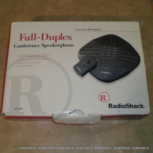 RadioShack Conference Speaker Phone Full Duplex Extension Microphone Radio Shack