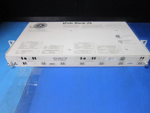 Carrier Access Wide Bank 28 DS3 MSO Multiplexer, Missing Controller A &amp; B