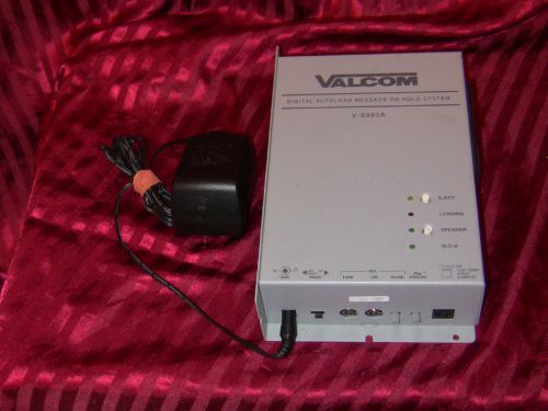 Valcom V-9980A Digital Autoload Message On Hold System untested for parts