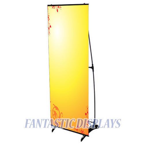24x63 h banner stand for trade shows exhibits expos with free print for sale