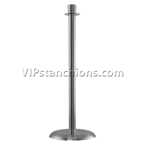 Traditional stanchion (14&#034; dia. base, 40&#034; tall) - polished chrome for sale