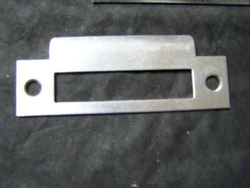 15 Stainless Steel &amp; brass Mortise Lock Strike Plates Door Hardware/ Locksmith