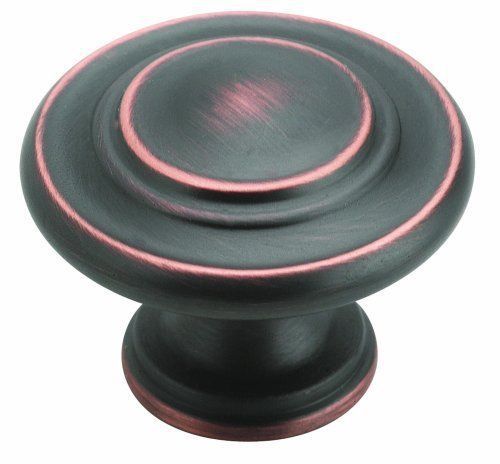 Amerock tpk1586-orb 1-3/8&#034; diameter 3 ring oil rubbed bronze knob pack of 10 new for sale