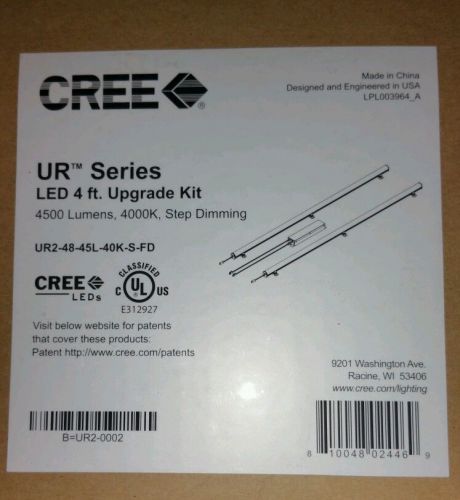 Cree ur2-48-45l-40k-s-fd led retrofit kit,troffer,2l,44 in,4000k for sale