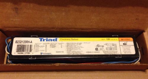 Triad Universal Lighting B232|120RH-A Electronic Ballast 120 VAC New In Box