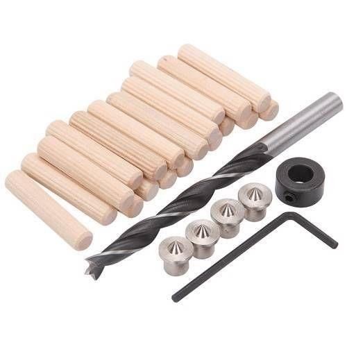 New drill master 27 pc 5/16&#034; doweling accessory kit 5/16&#034; diam. x 1-1/2&#034; long for sale