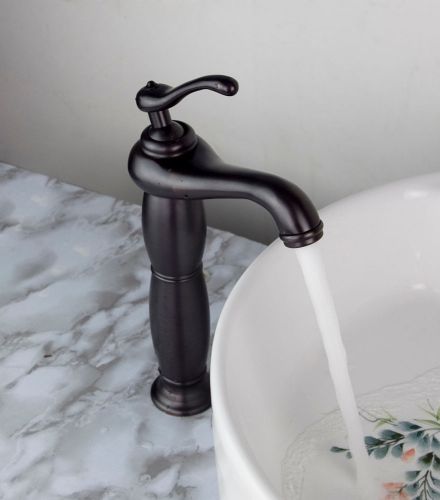 Design Waterfall Bathroom Basin Sink Mixer Tap Faucet Oil Rubbed Bronze YF-735