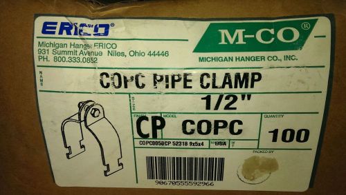Copper coated pipe clamp / strut, 1/2 inch for sale