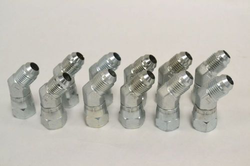 LOT 11 NEW ITW N07831 HOSE FITTING 3/8X1/4IN NPT 45 DEGREE B274000