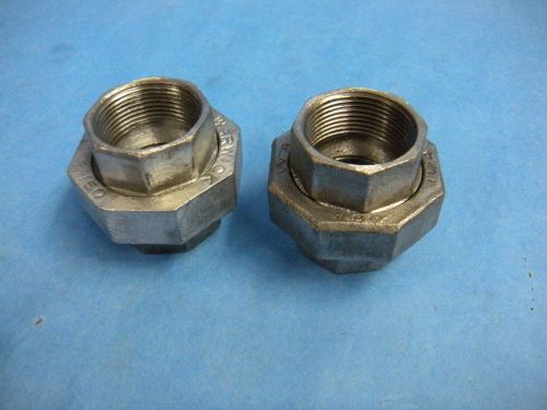 Warwick 150 pipe coupler fittings 1-1/4&#034; npt lot of 2 for sale