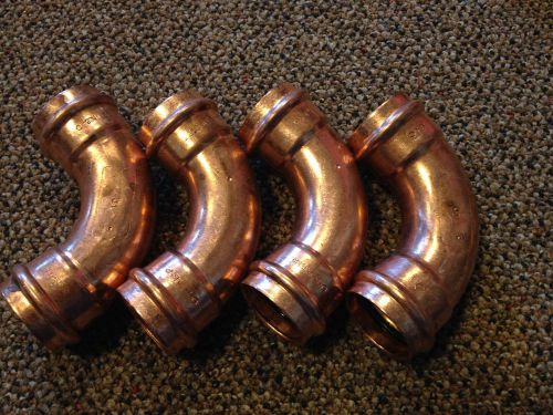 Set of 4 NIBCO 1.25&#034;x 1.25&#034; COPPER LD 4.5&#034; Fitting Rubber Seal NEW 15748-506F