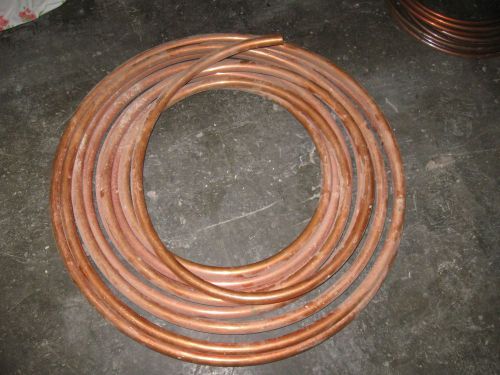 One Foot of 1&#034; Soft Copper Tubing Type K  (thickest walls) 30 ft available  *